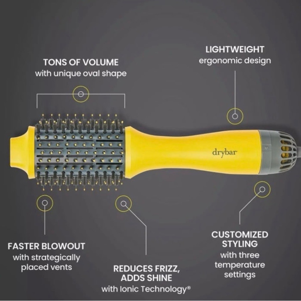 The double shot blow dryer brush